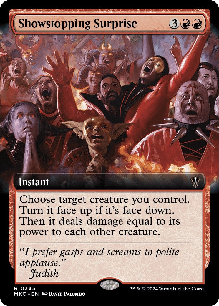 Image for Showstopping Surprise (Extended Art) (345) [Murders at Karlov Manor] - Magic: The Gathering