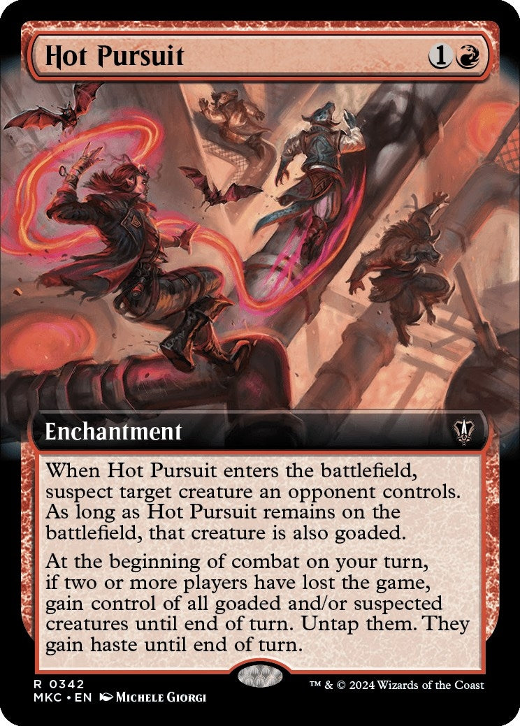 Image for Hot Pursuit (Extended Art) (342) [Murders at Karlov Manor] - Magic: The Gathering