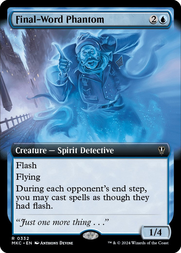 Image for Final-Word Phantom (Extended Art) (332) [Murders at Karlov Manor] - Magic: The Gathering