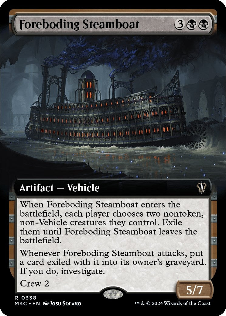 Image for Foreboding Steamboat (Extended Art) (338) [Murders at Karlov Manor] - Magic: The Gathering