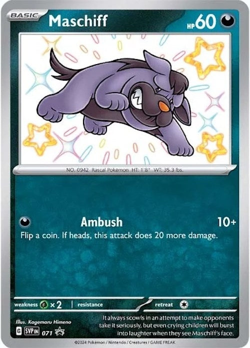 Image for Maschiff - 071 (071) [SV: Scarlet & Violet Promo Cards] - Pokemon