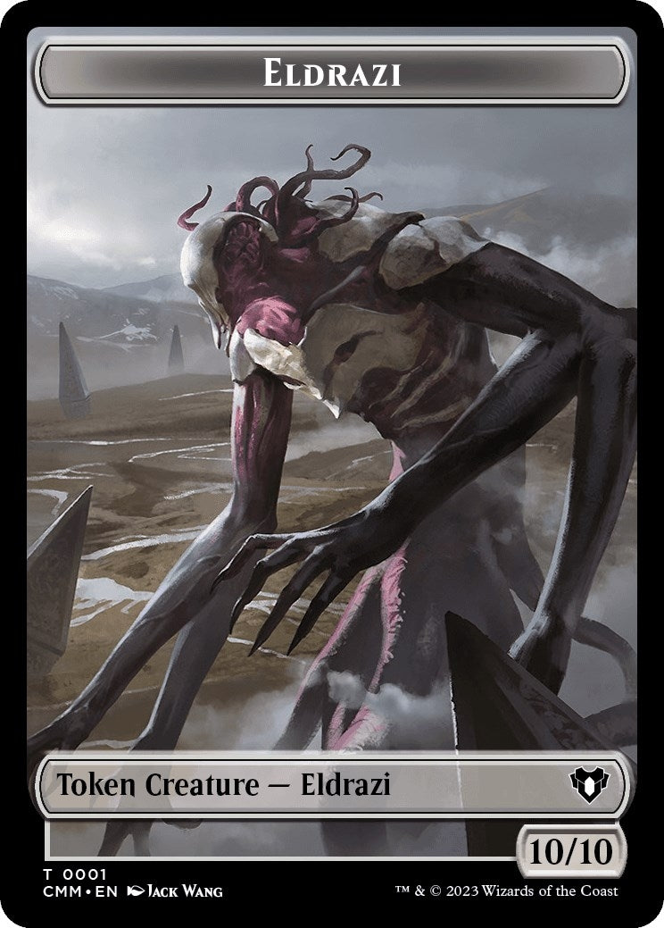 Image for Eldrazi // Knight Double-Sided Token (1 // 7) [Commander Masters] - Magic: The Gathering