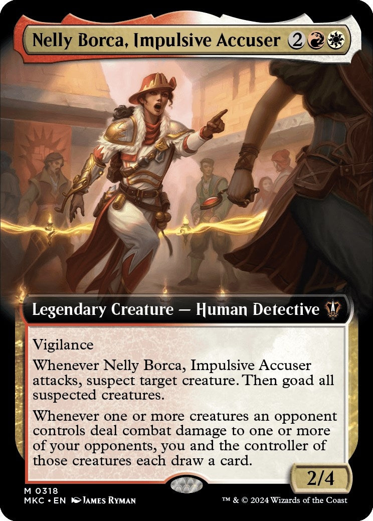 Image for Nelly Borca, Impulsive Accuser (Extended Art) (318) [Murders at Karlov Manor] - Magic: The Gathering