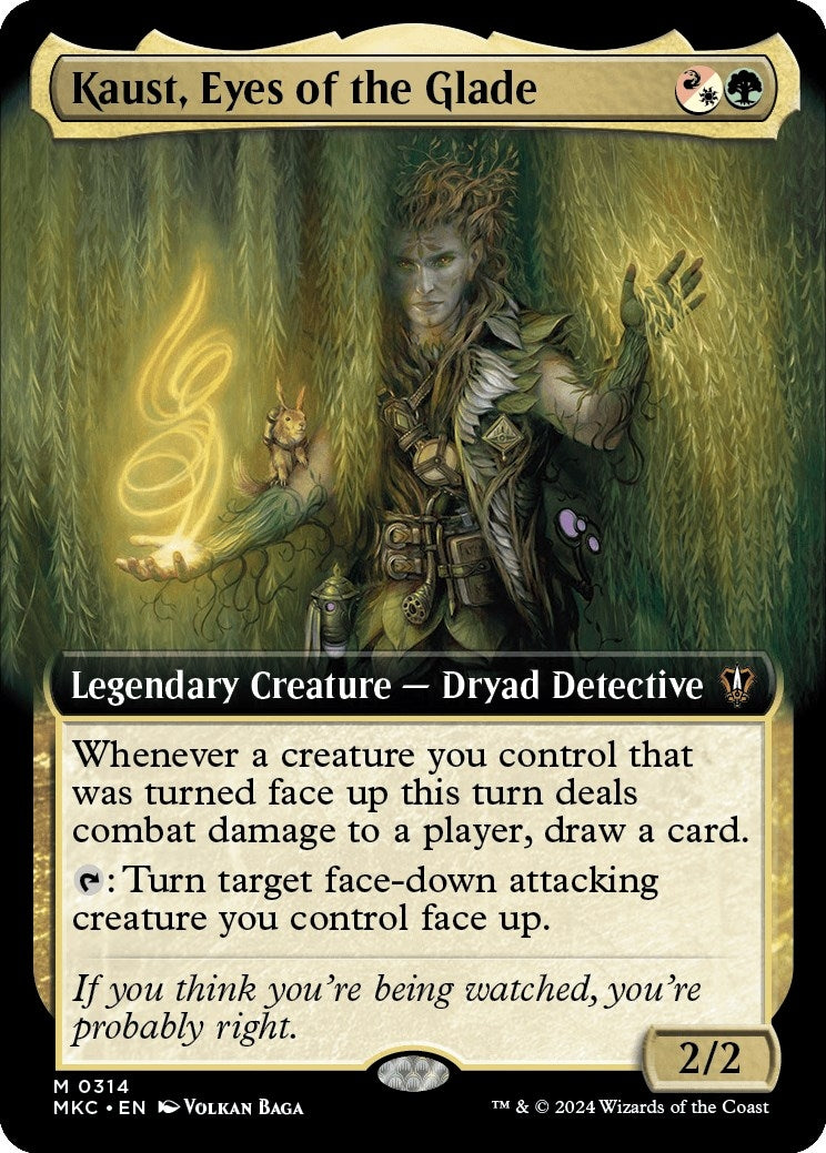 Image for Kaust, Eyes of the Glade (Extended Art) (314) [Murders at Karlov Manor] - Magic: The Gathering