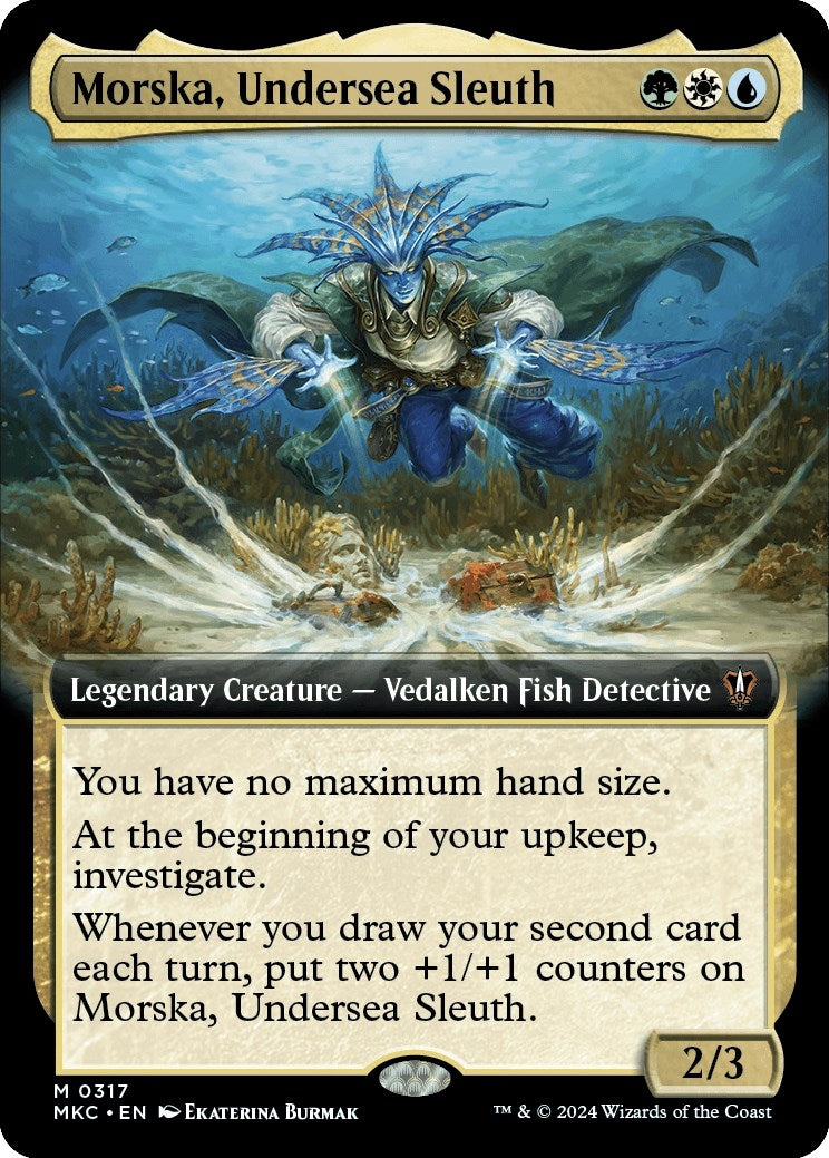 Image for Morska, Undersea Sleuth (Extended Art) (317) [Murders at Karlov Manor] - Magic: The Gathering