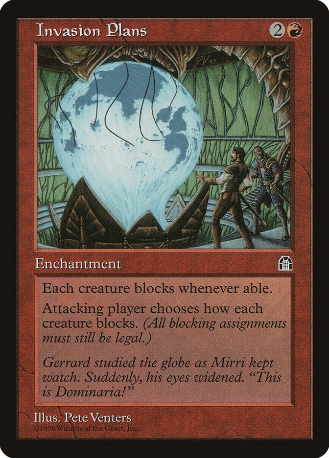 Image for Invasion Plans [Stronghold] - Magic: The Gathering