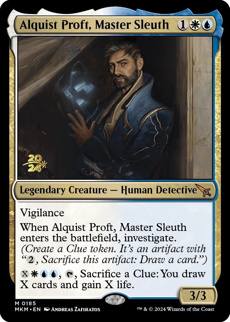 Image for Alquist Proft, Master Sleuth (185) [Prerelease Cards] - Magic: The Gathering