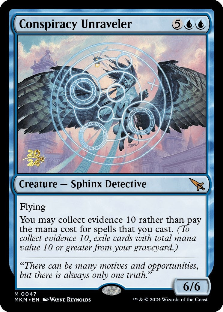 Image for Conspiracy Unraveler (47) [Prerelease Cards] - Magic: The Gathering