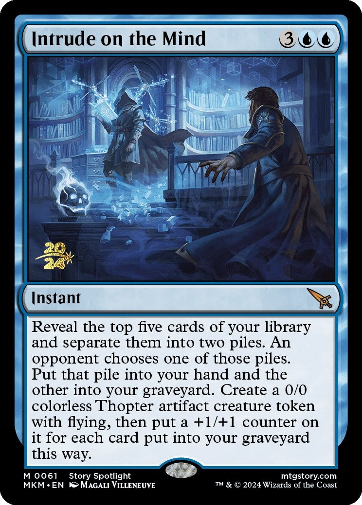 Image for Intrude on the Mind (61) [Prerelease Cards] - Magic: The Gathering