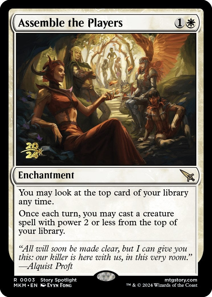 Image for Assemble the Players (3) [Prerelease Cards] - Magic: The Gathering