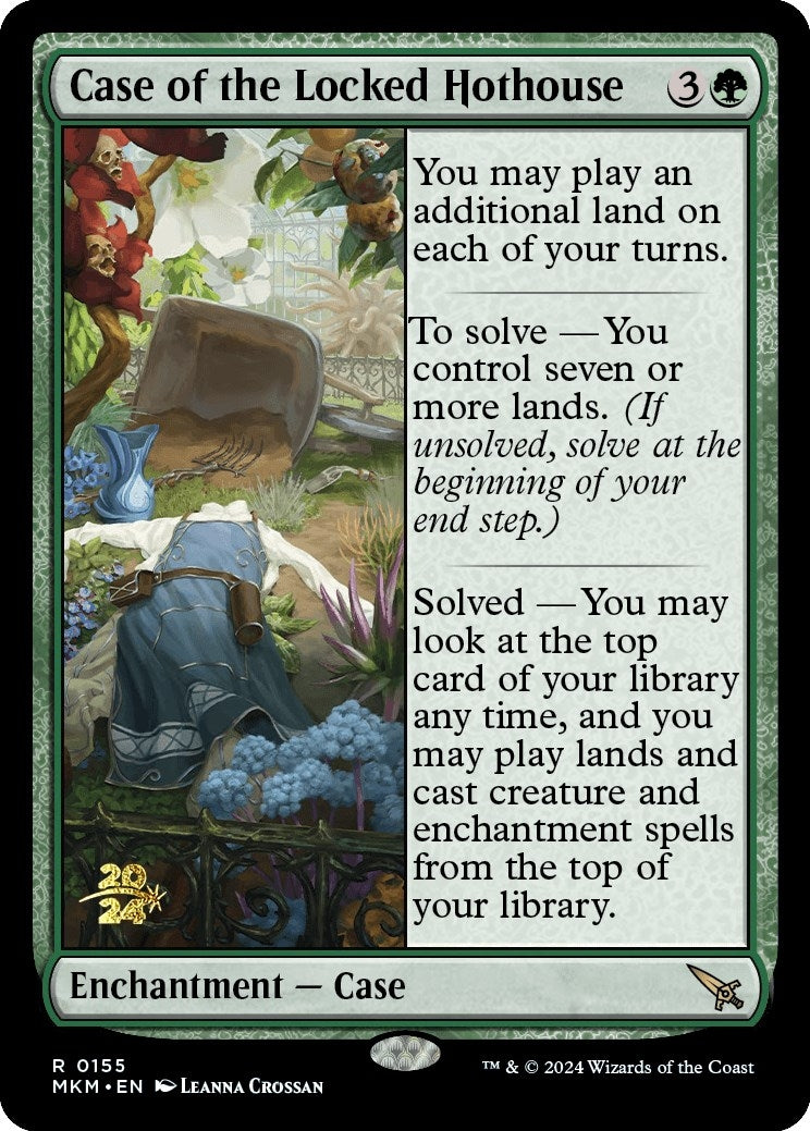 Image for Case of the Locked Hothouse (155) [Prerelease Cards] - Magic: The Gathering