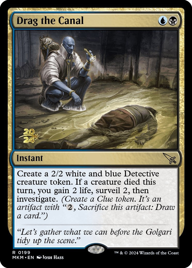 Image for Drag the Canal (199) [Prerelease Cards] - Magic: The Gathering