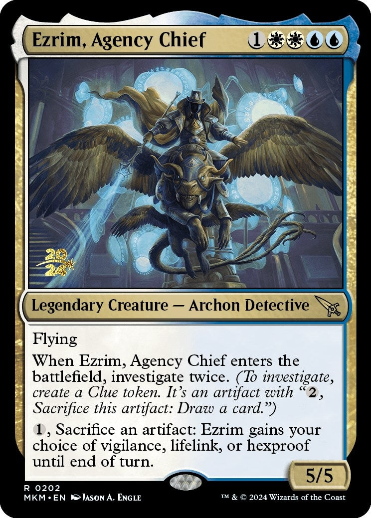 Image for Ezrim, Agency Chief (202) [Prerelease Cards] - Magic: The Gathering