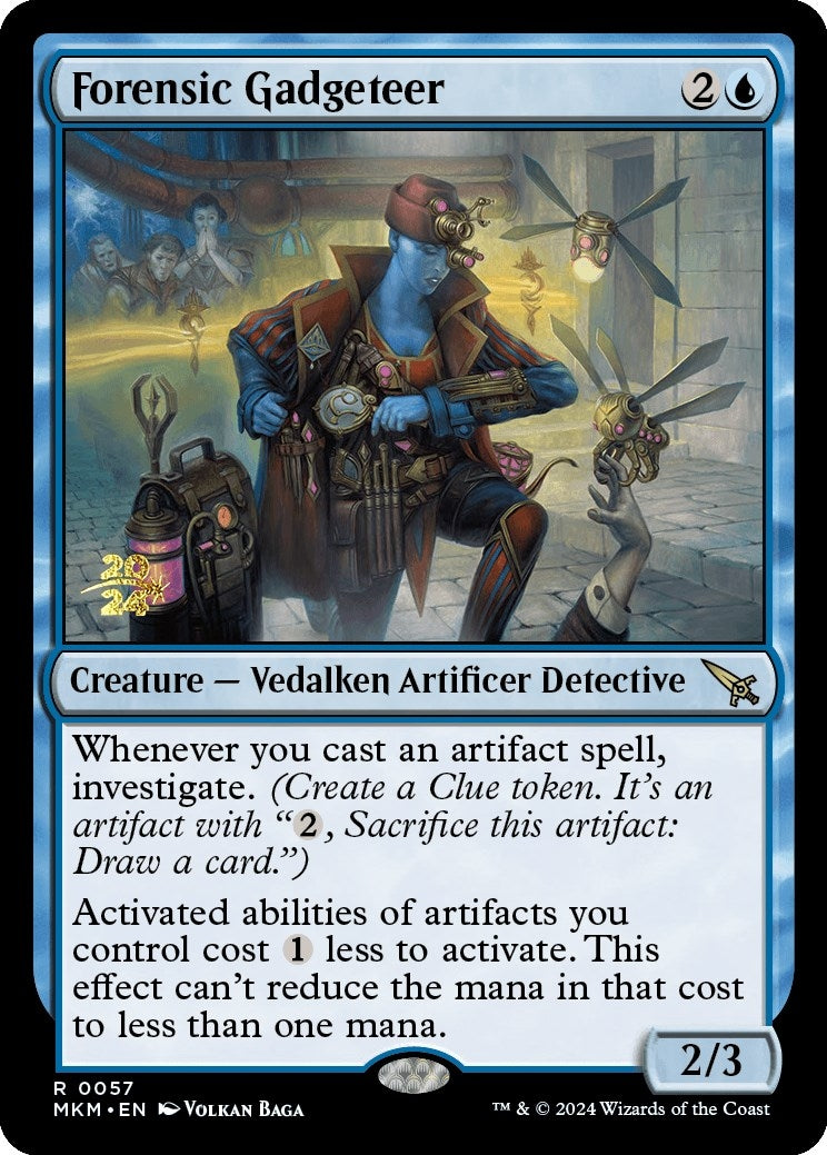 Image for Forensic Gadgeteer (57) [Prerelease Cards] - Magic: The Gathering