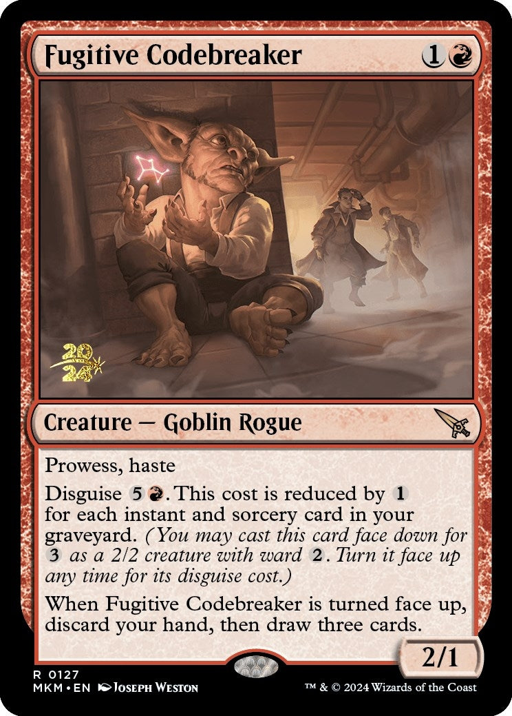 Image for Fugitive Codebreaker (127) [Prerelease Cards] - Magic: The Gathering