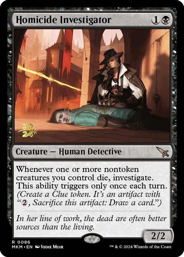 Image for Homicide Investigator (86) [Prerelease Cards] - Magic: The Gathering