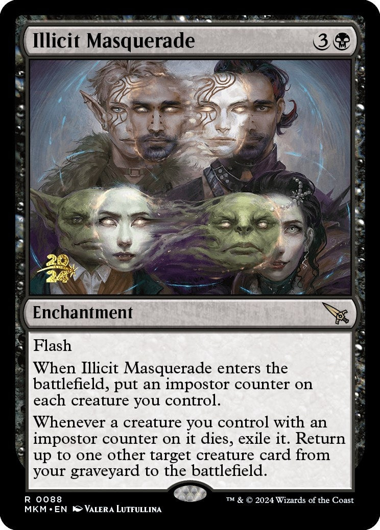 Image for Illicit Masquerade (88) [Prerelease Cards] - Magic: The Gathering