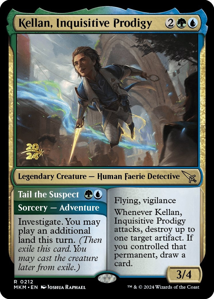 Image for Kellan, Inquisitive Prodigy (212) [Prerelease Cards] - Magic: The Gathering