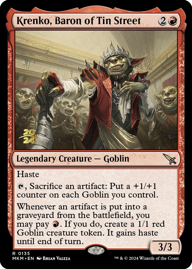 Image for Krenko, Baron of Tin Street (135) [Prerelease Cards] - Magic: The Gathering