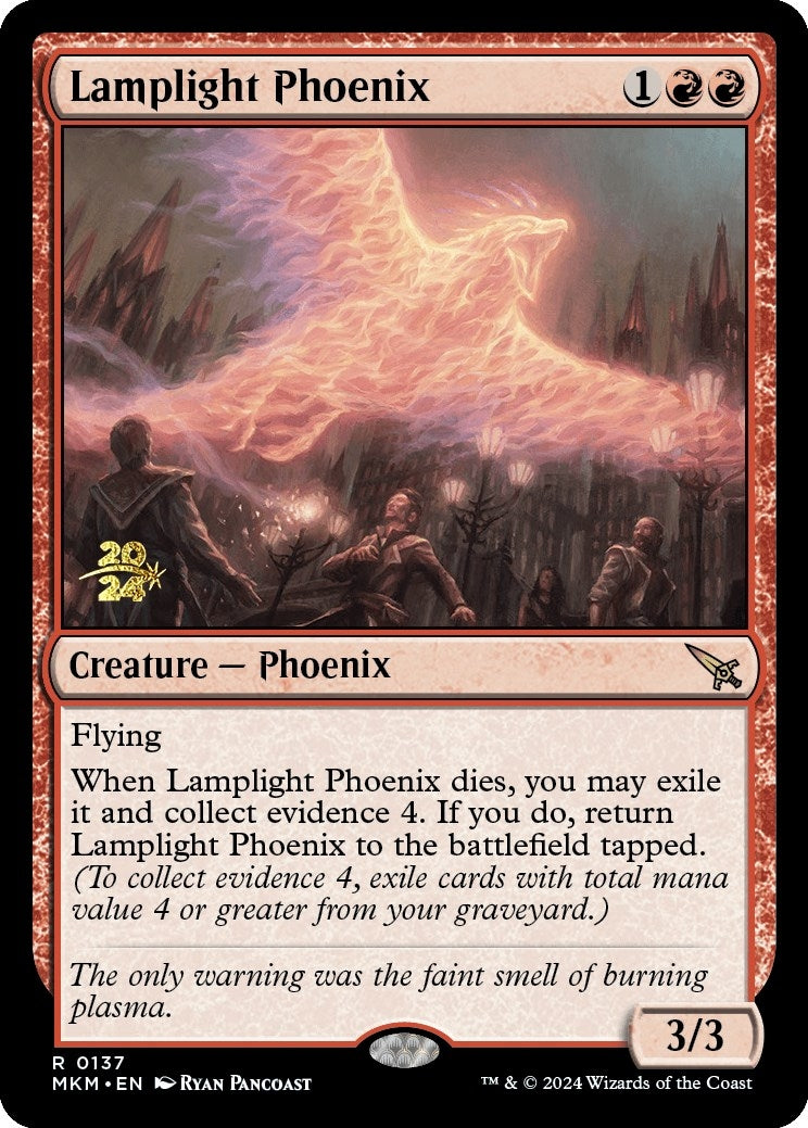 Image for Lamplight Phoenix (137) [Prerelease Cards] - Magic: The Gathering