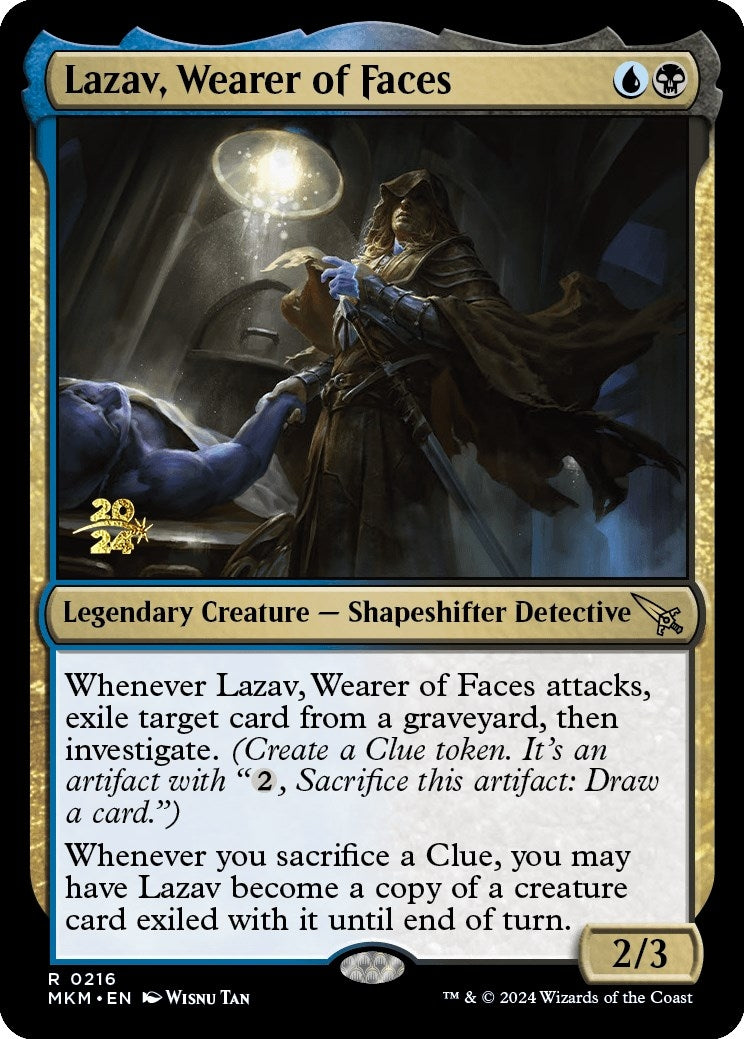 Image for Lazav, Wearer of Faces (216) [Prerelease Cards] - Magic: The Gathering