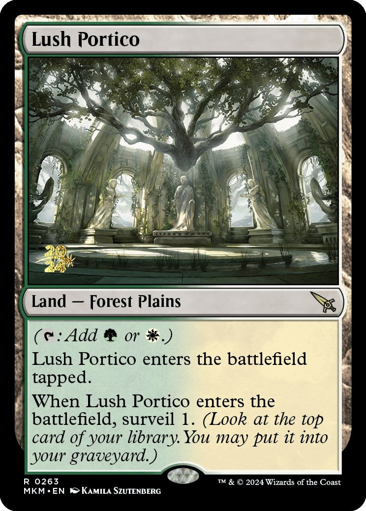 Image for Lush Portico (263) [Prerelease Cards] - Magic: The Gathering