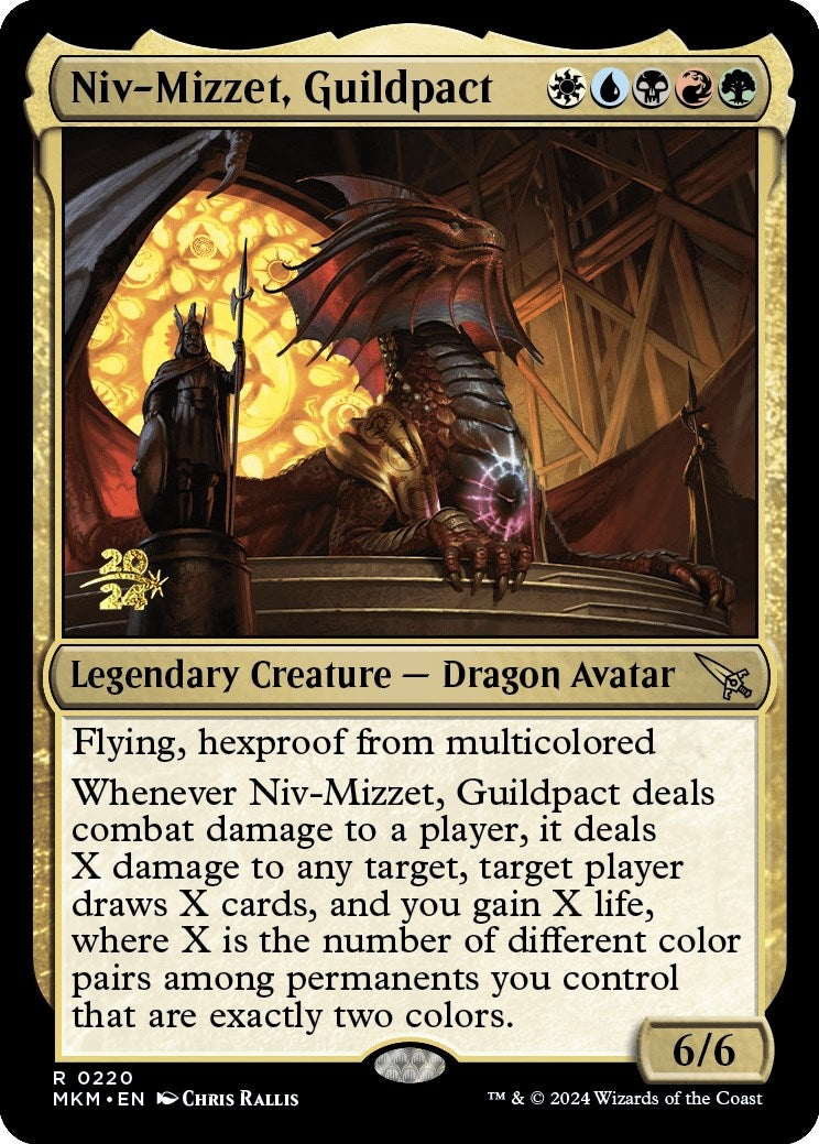 Image for Niv-Mizzet, Guildpact (220) [Prerelease Cards] - Magic: The Gathering