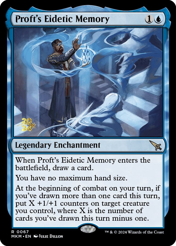 Image for Proft's Eidetic Memory (67) [Prerelease Cards] - Magic: The Gathering