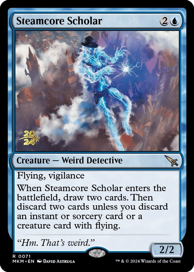 Image for Steamcore Scholar (71) [Prerelease Cards] - Magic: The Gathering