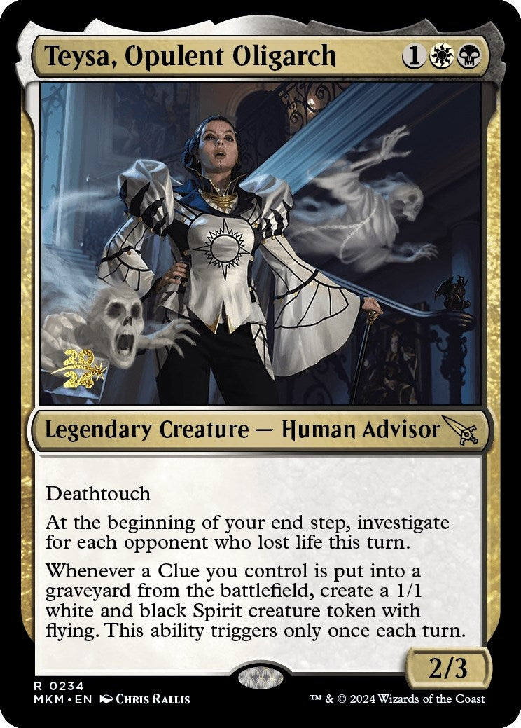 Image for Teysa, Opulent Oligarch (234) [Prerelease Cards] - Magic: The Gathering