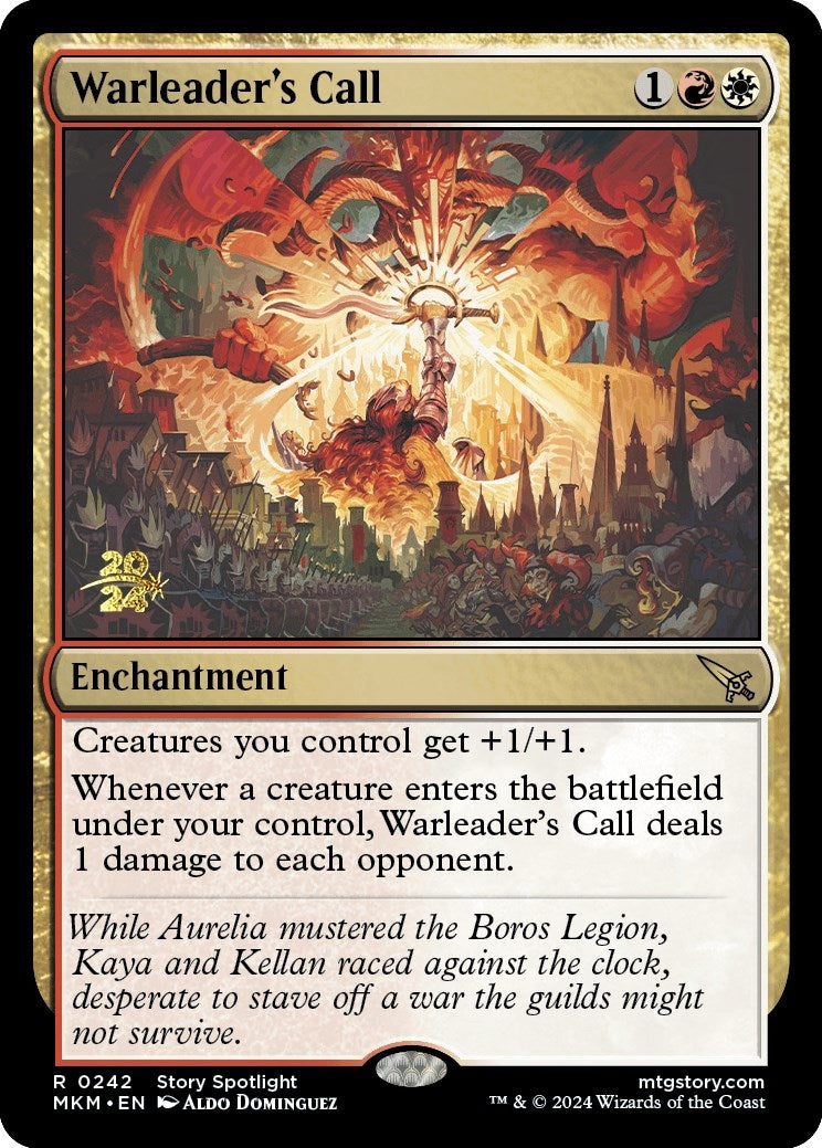Image for Warleader's Call (242) [Prerelease Cards] - Magic: The Gathering