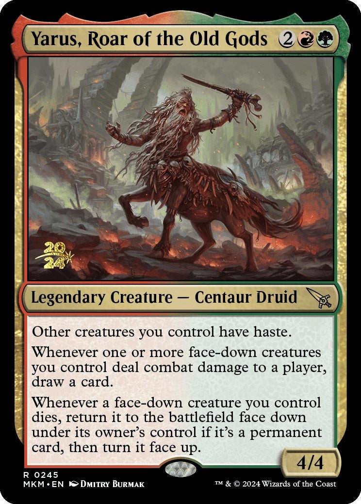 Image for Yarus, Roar of the Old Gods (245) [Prerelease Cards] - Magic: The Gathering