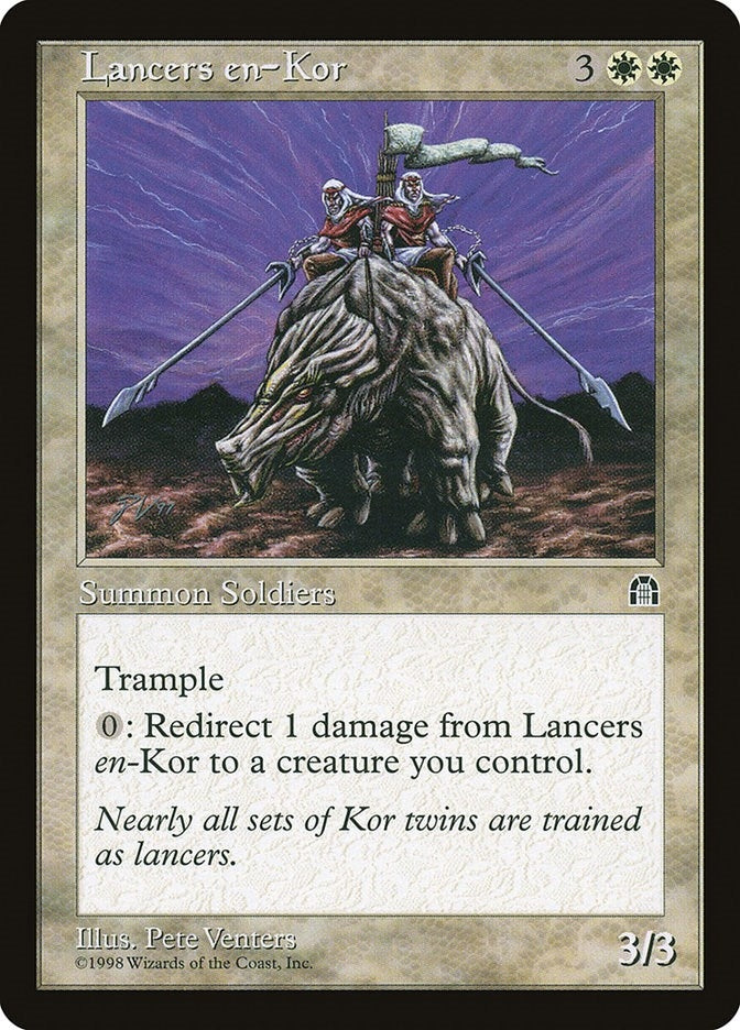 Image for Lancers en-Kor [Stronghold] - Magic: The Gathering