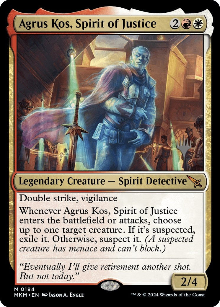 Image for Agrus Kos, Spirit of Justice (184) [Murders at Karlov Manor] - Magic: The Gathering