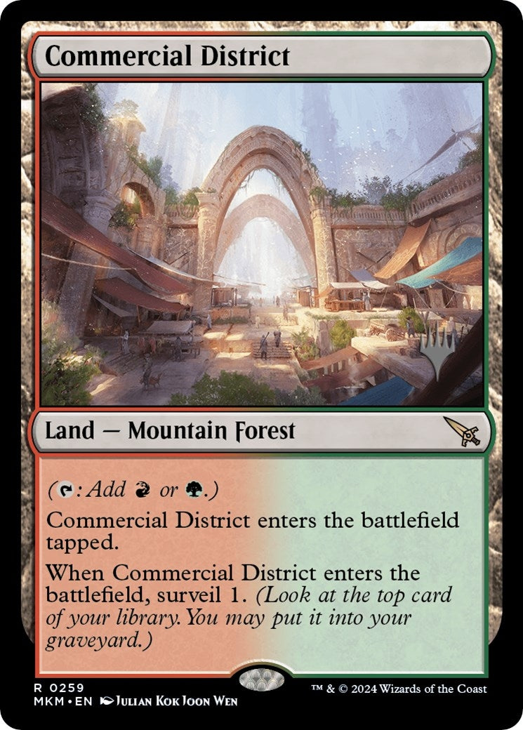 Image for Commercial District (259) [Murders at Karlov Manor] - Magic: The Gathering