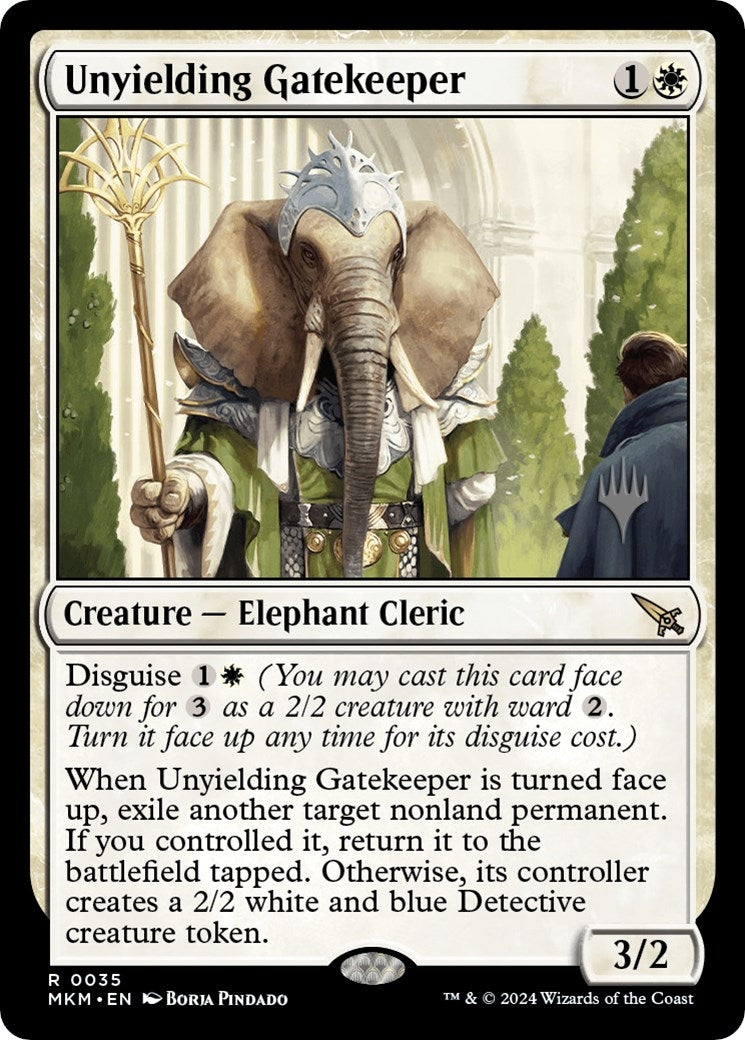 Image for Unyielding Gatekeeper (35) [Murders at Karlov Manor] - Magic: The Gathering