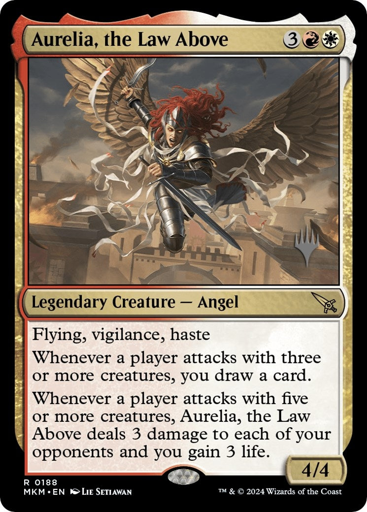 Image for Aurelia, the Law Above (188) [Murders at Karlov Manor] - Magic: The Gathering