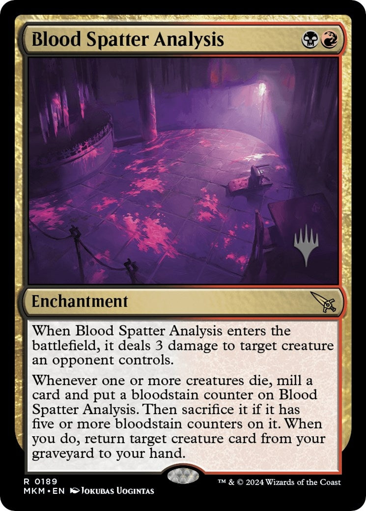 Image for Blood Spatter Analysis (189) [Murders at Karlov Manor] - Magic: The Gathering