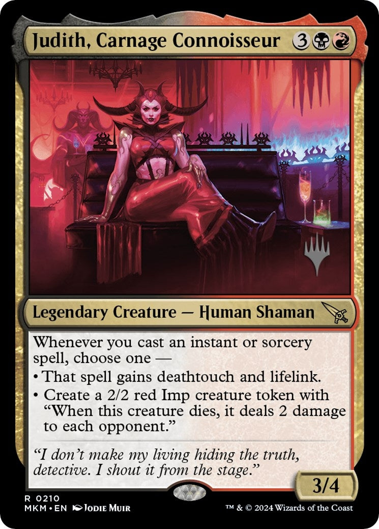 Image for Judith, Carnage Connoisseur (210) [Murders at Karlov Manor] - Magic: The Gathering