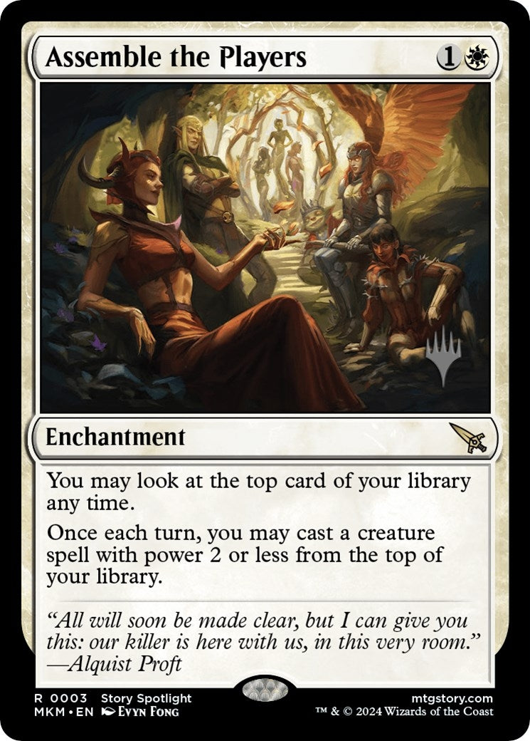 Image for Assemble the Players (3) [Murders at Karlov Manor] - Magic: The Gathering