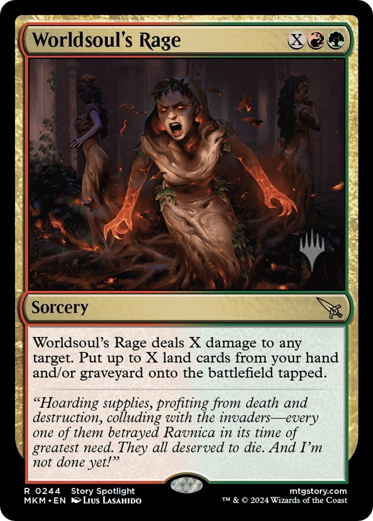Image for Worldsoul's Rage (244) [Murders at Karlov Manor] - Magic: The Gathering