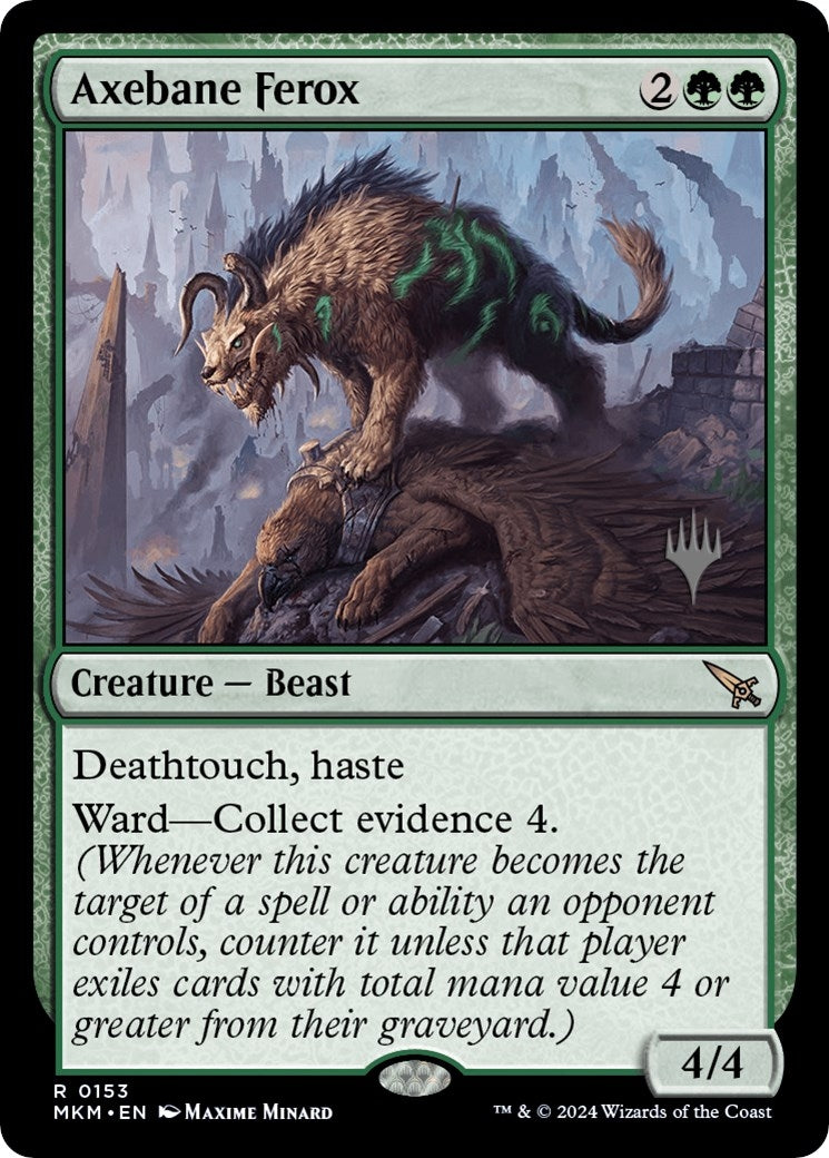 Image for Axebane Ferox (153) [Murders at Karlov Manor] - Magic: The Gathering