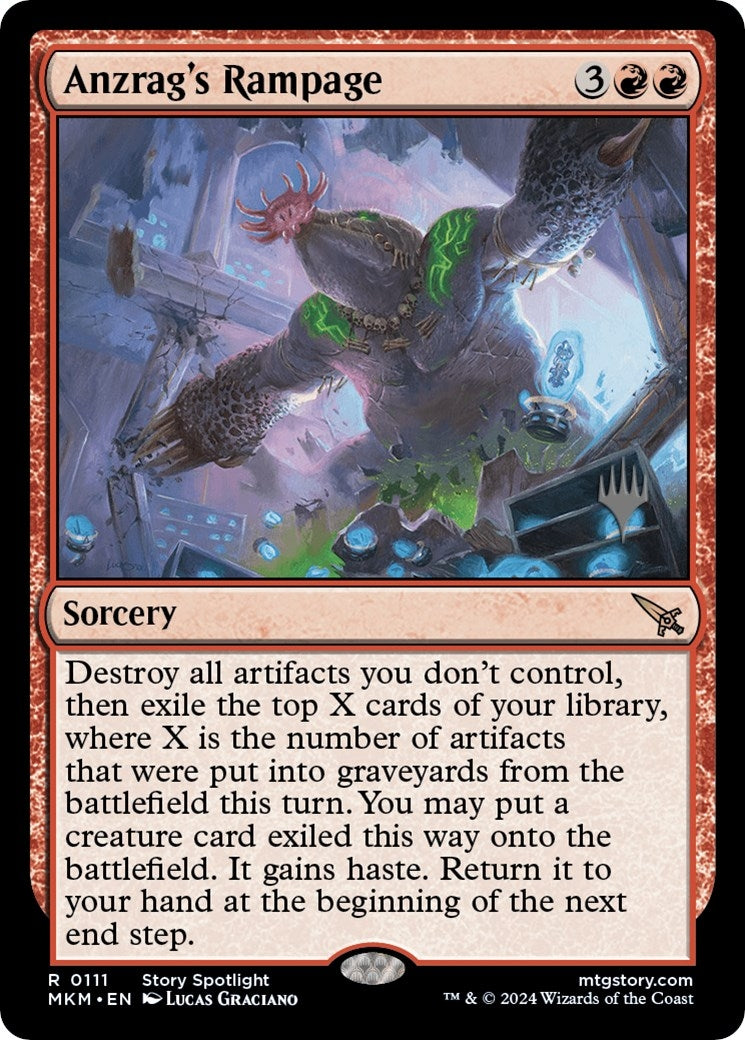 Image for Anzrag's Rampage (111) [Murders at Karlov Manor] - Magic: The Gathering