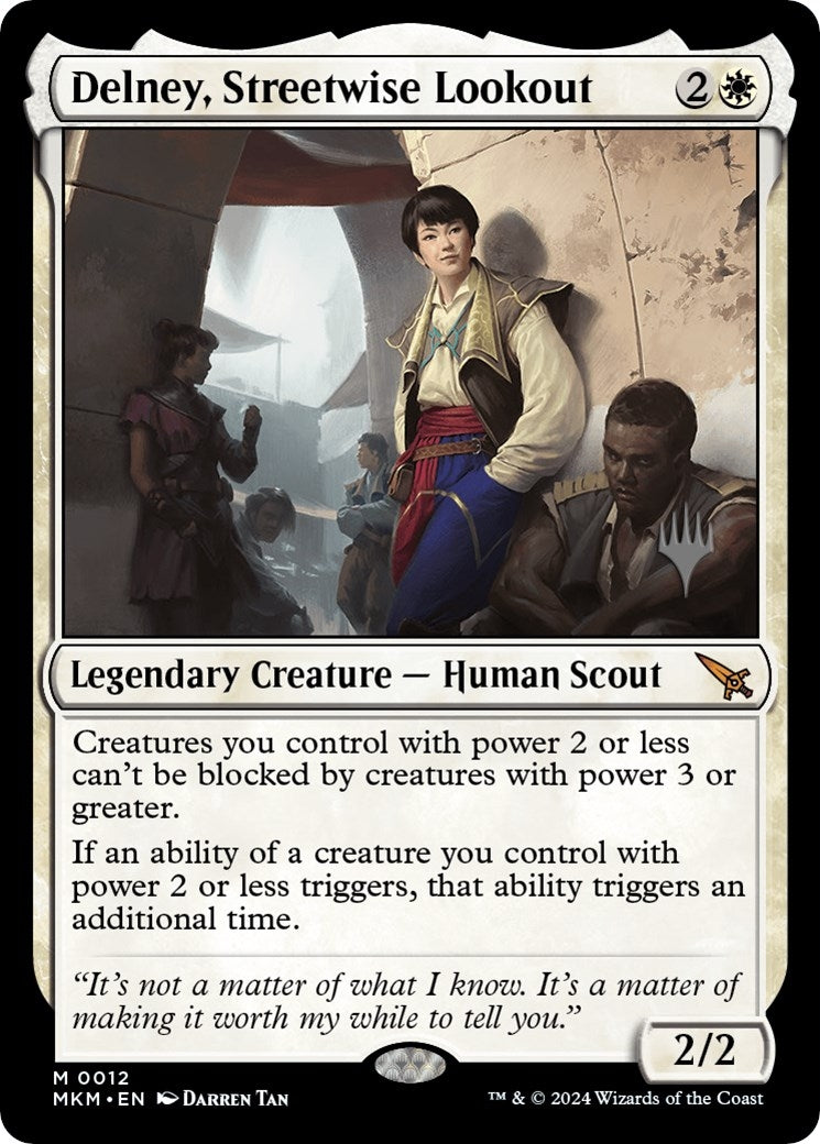 Image for Delney, Streetwise Lookout (12) [Murders at Karlov Manor] - Magic: The Gathering
