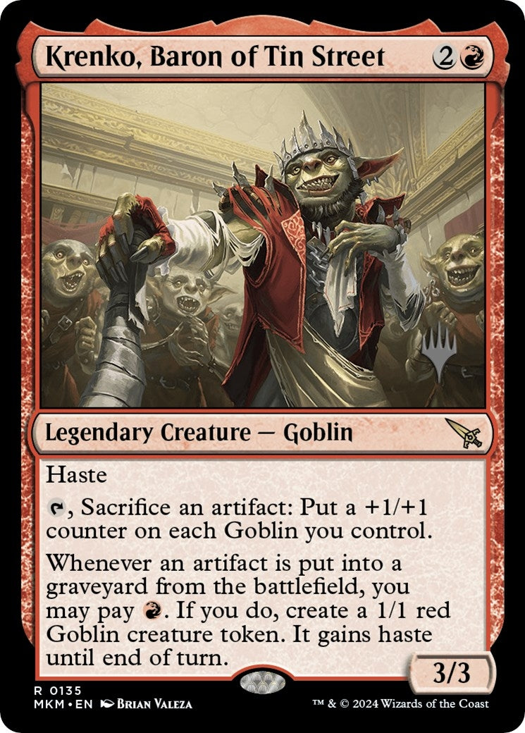 Image for Krenko, Baron of Tin Street (135) [Murders at Karlov Manor] - Magic: The Gathering