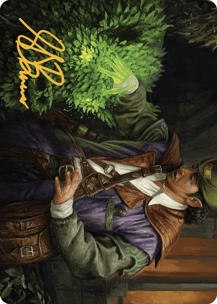 Image for Hedge Whisperer Art Card (Gold-Stamped Signature) (14) [Murders at Karlov Manor] - Magic: The Gathering