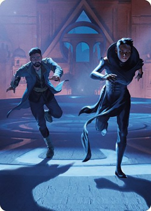 Image for Unauthorized Exit Art Card (30) [Murders at Karlov Manor] - Magic: The Gathering