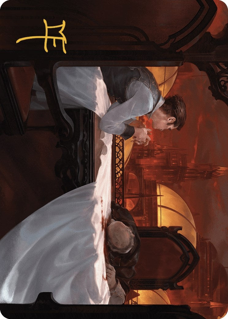 Image for Expedited Inheritance Art Card (Gold-Stamped Signature) (12) [Murders at Karlov Manor] - Magic: The Gathering