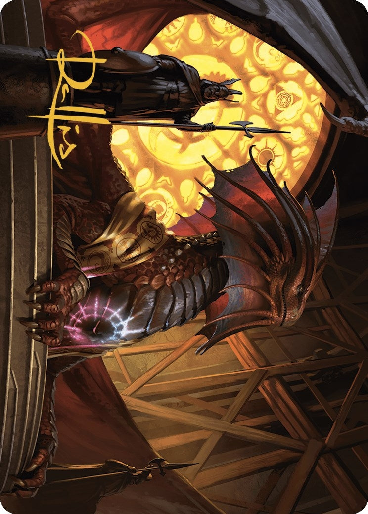 Image for Niv-Mizzet, Guildpact Art Card (21/49) (Gold-Stamped Signature) (21) [Murders at Karlov Manor] - Magic: The Gathering