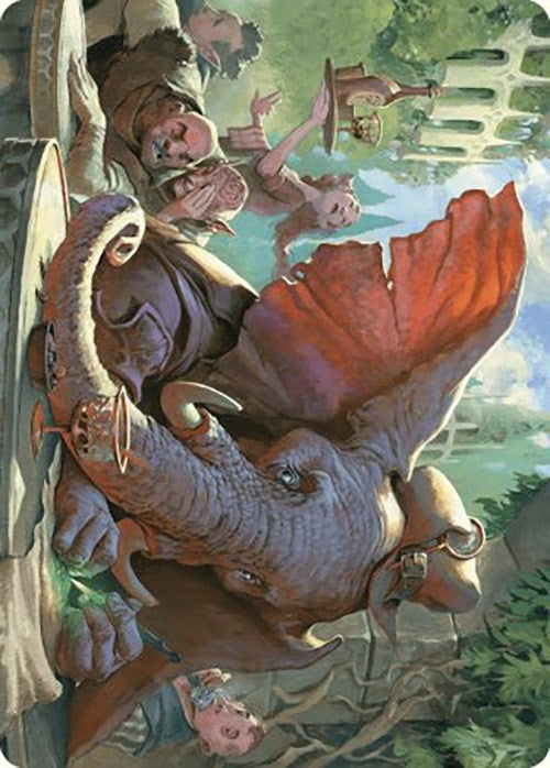 Image for Loxodon Eavesdropper Art Card (15) [Murders at Karlov Manor] - Magic: The Gathering